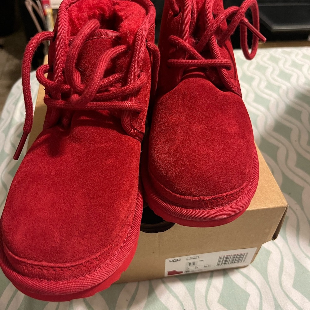 Red kids UGGS